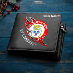 EV Landshut - Ledergeldbörse Sonderausgabe mit Ihrem Namen