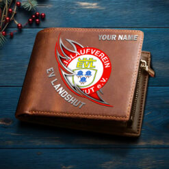 EV Landshut – Ledergeldbörse Sonderausgabe mit Ihrem Namen