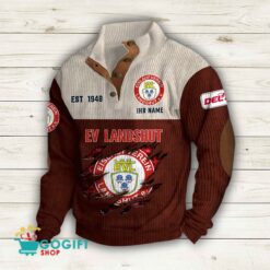 EV Landshut - Stehkragenhemd Neue Edition mit Ihrem Namen