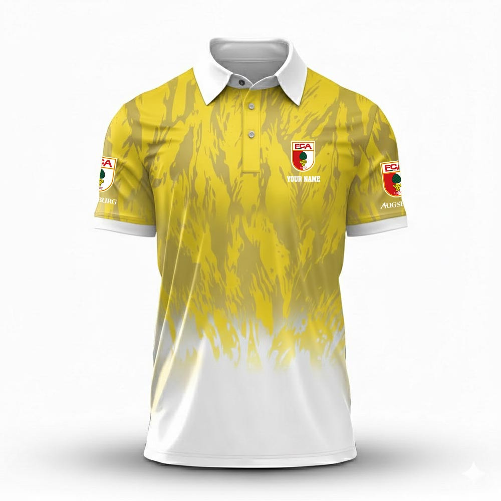 FC Augsburg – Polo Hemd Neue Edition mit Ihrem Namen FC Augsburg – Polo Hemd Neue Edition mit Ihrem Namen