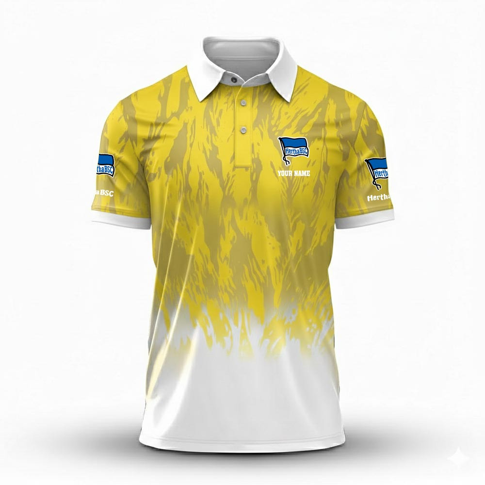 Hertha BSC – Polo Hemd Neue Edition mit Ihrem Namen Hertha BSC – Polo Hemd Neue Edition mit Ihrem Namen