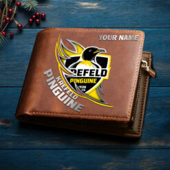 Krefeld Pinguine – Ledergeldbörse Sonderausgabe mit Ihrem Namen