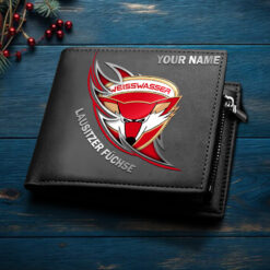 Lausitzer Füchse - Ledergeldbörse Sonderausgabe mit Ihrem Namen