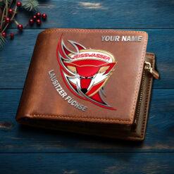 Lausitzer Füchse – Ledergeldbörse Sonderausgabe mit Ihrem Namen