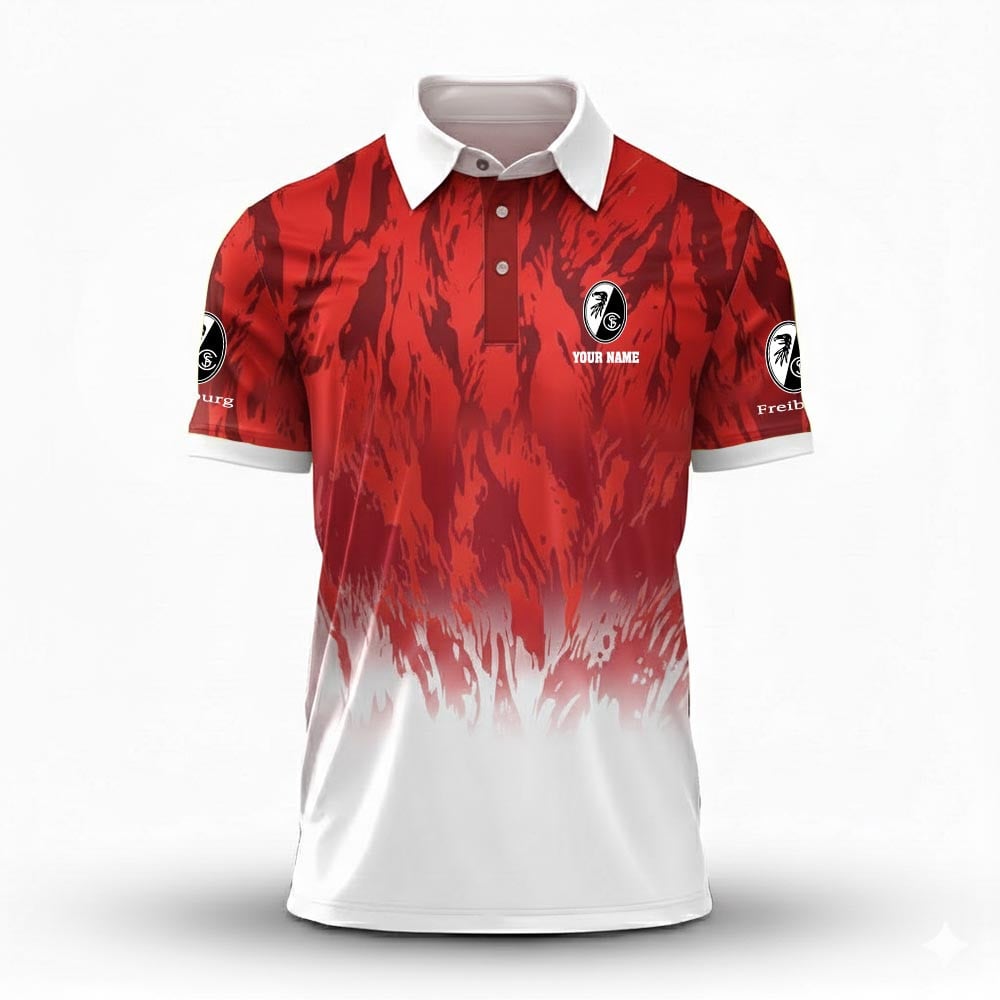 SC Freiburg – Polo Hemd Neue Edition mit Ihrem Namen SC Freiburg – Polo Hemd Neue Edition mit Ihrem Namen