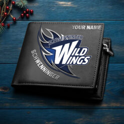 Schwenninger Wild Wings - Ledergeldbörse Sonderausgabe mit Ihrem Namen