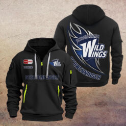 Schwenninger Wild Wings – Viertel-Zip Hoodie Sonderausgabe mit Ihrem Namen