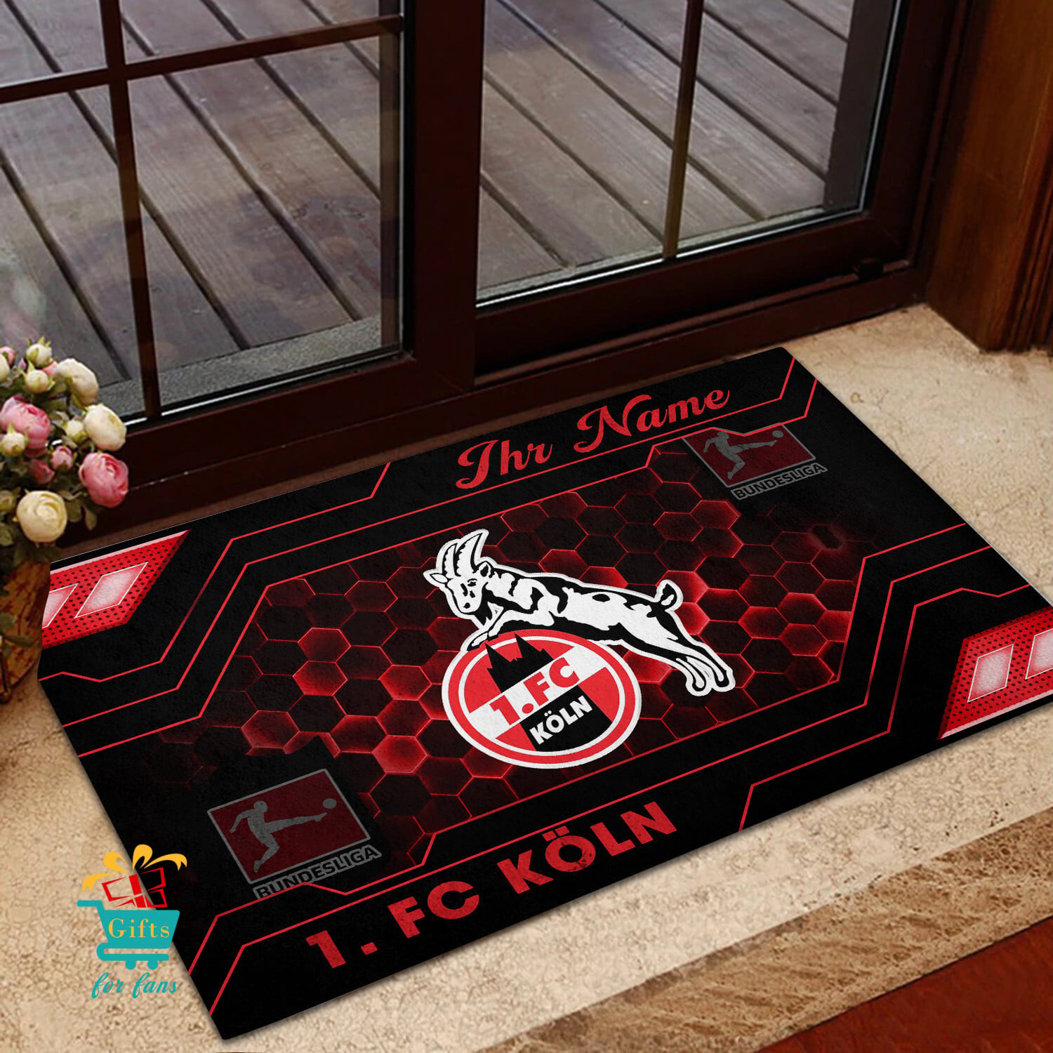 1. FC Köln – Fußmatte aus Gummi Neue Version mit Ihrem Namen 1. FC Köln – Fußmatte aus Gummi Neue Version mit Ihrem Namen