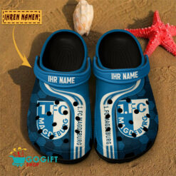 1. FC Magdeburg – Clogs Neue Version mit Ihrem Namen