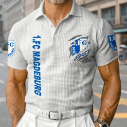 1. FC Magdeburg - Waffle Polo Limitierte Auflage mit Ihrem Namen