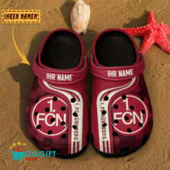 1. FC Nürnberg – Clogs Neue Version mit Ihrem Namen