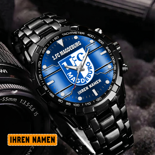 1. FC Magdeburg – Aurora Uhr Sonderausgabe mit Ihrem Namen 1. FC Magdeburg – Aurora Uhr Sonderausgabe mit Ihrem Namen