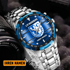 1. FC Magdeburg - Aurora Uhr Sonderausgabe mit Ihrem Namen