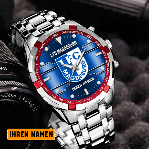1. FC Magdeburg – Aurora Uhr Sonderausgabe mit Ihrem Namen 1. FC Magdeburg – Aurora Uhr Sonderausgabe mit Ihrem Namen