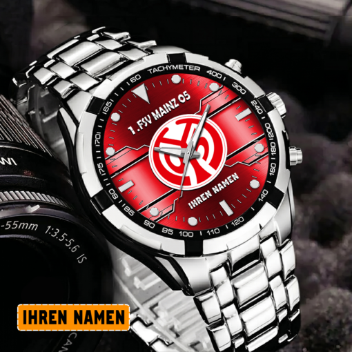 1. FSV Mainz 05 – Aurora Uhr Sonderausgabe mit Ihrem Namen 1. FSV Mainz 05 – Aurora Uhr Sonderausgabe mit Ihrem Namen