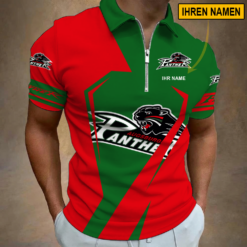 Augsburger Panther - Reißverschluss Poloshirt Sonderausgabe mit Ihrem Namen