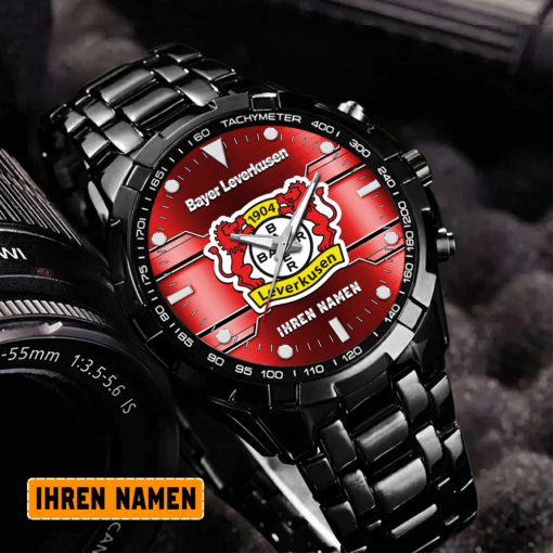Bayer 04 Leverkusen – Aurora Uhr Sonderausgabe mit Ihrem Namen Bayer 04 Leverkusen – Aurora Uhr Sonderausgabe mit Ihrem Namen