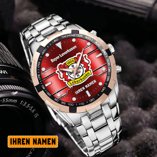 Bayer 04 Leverkusen – Aurora Uhr Sonderausgabe mit Ihrem Namen Bayer 04 Leverkusen – Aurora Uhr Sonderausgabe mit Ihrem Namen