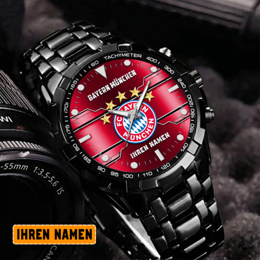 Bayern München – Aurora Uhr Sonderausgabe mit Ihrem Namen Bayern München – Aurora Uhr Sonderausgabe mit Ihrem Namen