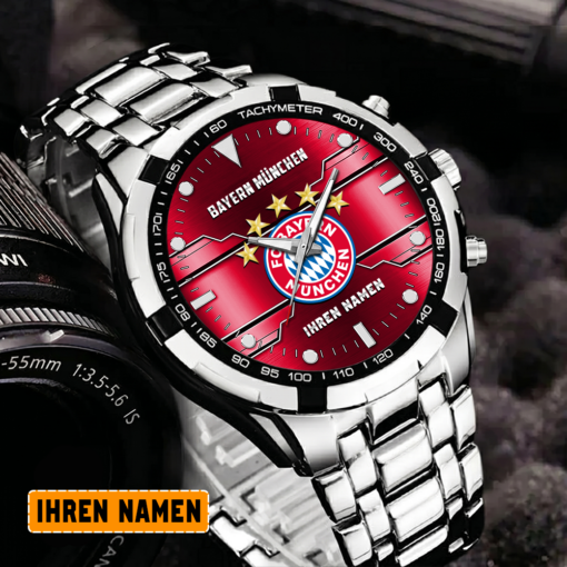 Bayern München – Aurora Uhr Sonderausgabe mit Ihrem Namen Bayern München – Aurora Uhr Sonderausgabe mit Ihrem Namen