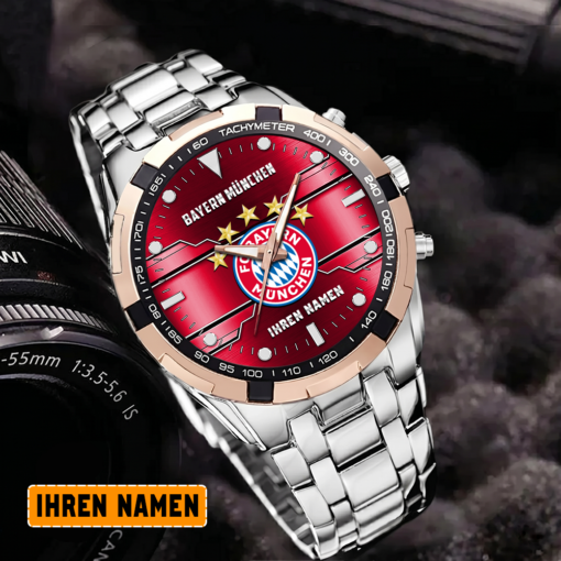 Bayern München – Aurora Uhr Sonderausgabe mit Ihrem Namen Bayern München – Aurora Uhr Sonderausgabe mit Ihrem Namen