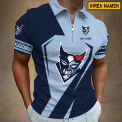 Blue Devils Weiden - Reißverschluss Poloshirt Sonderausgabe mit Ihrem Namen