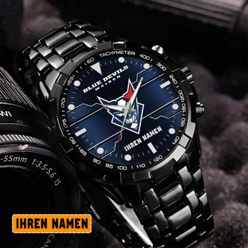 Blue Devils Weiden – Aurora Uhr Sonderausgabe mit Ihrem Namen Blue Devils Weiden – Aurora Uhr Sonderausgabe mit Ihrem Namen