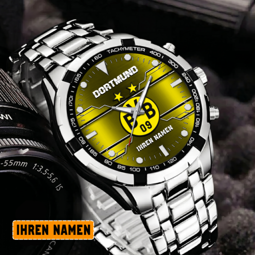 Borussia Dortmund – Aurora Uhr Sonderausgabe mit Ihrem Namen Borussia Dortmund – Aurora Uhr Sonderausgabe mit Ihrem Namen