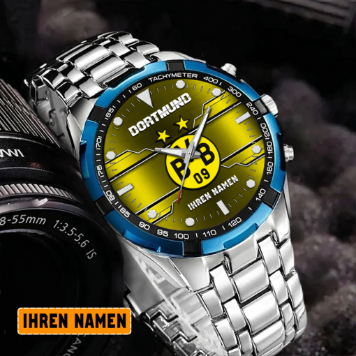Borussia Dortmund – Aurora Uhr Sonderausgabe mit Ihrem Namen Borussia Dortmund – Aurora Uhr Sonderausgabe mit Ihrem Namen