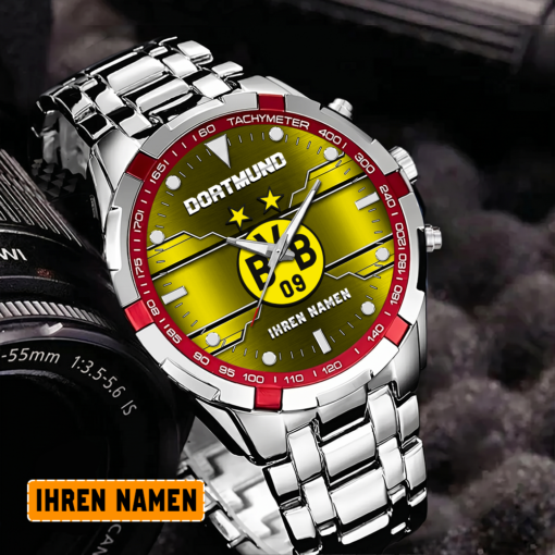 Borussia Dortmund – Aurora Uhr Sonderausgabe mit Ihrem Namen Borussia Dortmund – Aurora Uhr Sonderausgabe mit Ihrem Namen