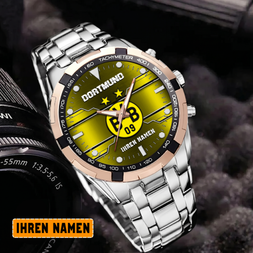 Borussia Dortmund – Aurora Uhr Sonderausgabe mit Ihrem Namen Borussia Dortmund – Aurora Uhr Sonderausgabe mit Ihrem Namen