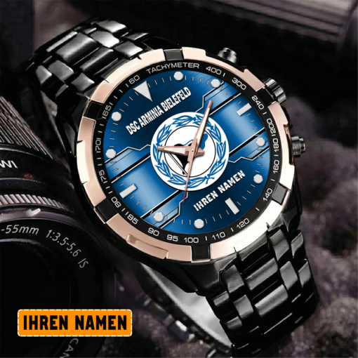 DSC Arminia Bielefeld – Aurora Uhr Sonderausgabe mit Ihrem Namen DSC Arminia Bielefeld – Aurora Uhr Sonderausgabe mit Ihrem Namen