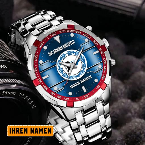 DSC Arminia Bielefeld – Aurora Uhr Sonderausgabe mit Ihrem Namen DSC Arminia Bielefeld – Aurora Uhr Sonderausgabe mit Ihrem Namen