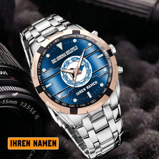 DSC Arminia Bielefeld – Aurora Uhr Sonderausgabe mit Ihrem Namen DSC Arminia Bielefeld – Aurora Uhr Sonderausgabe mit Ihrem Namen