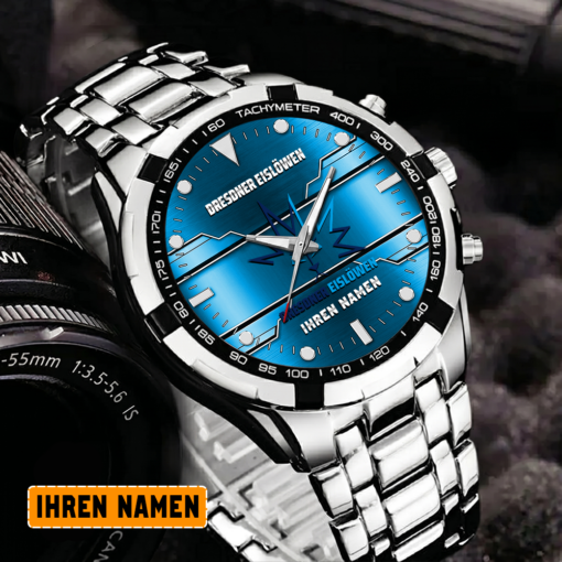 Dresdner Eislöwen – Aurora Uhr Sonderausgabe mit Ihrem Namen Dresdner Eislöwen – Aurora Uhr Sonderausgabe mit Ihrem Namen