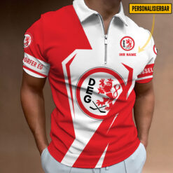 Düsseldorfer EG - Reißverschluss Poloshirt Sonderausgabe mit Ihrem Namen