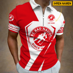 EC Bad Nauheim - Reißverschluss Poloshirt Sonderausgabe mit Ihrem Namen
