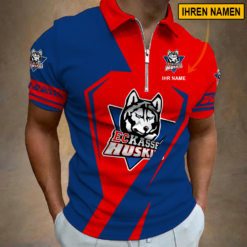 EC Kassel Huskies - Reißverschluss Poloshirt Sonderausgabe mit Ihrem Namen