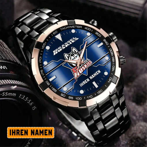 EC Kassel Huskies – Aurora Uhr Sonderausgabe mit Ihrem Namen EC Kassel Huskies – Aurora Uhr Sonderausgabe mit Ihrem Namen