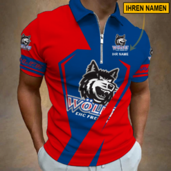 EHC Freiburg - Reißverschluss Poloshirt Sonderausgabe mit Ihrem Namen