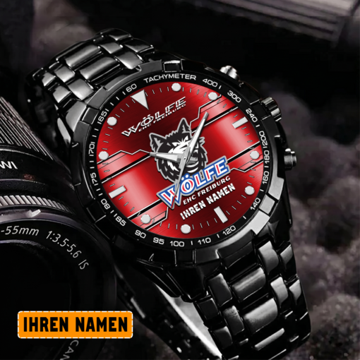 EHC Freiburg – Aurora Uhr Sonderausgabe mit Ihrem Namen EHC Freiburg – Aurora Uhr Sonderausgabe mit Ihrem Namen