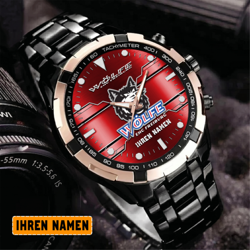 EHC Freiburg – Aurora Uhr Sonderausgabe mit Ihrem Namen EHC Freiburg – Aurora Uhr Sonderausgabe mit Ihrem Namen