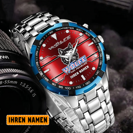 EHC Freiburg – Aurora Uhr Sonderausgabe mit Ihrem Namen EHC Freiburg – Aurora Uhr Sonderausgabe mit Ihrem Namen