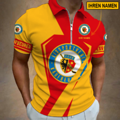 ESV Kaufbeuren - Reißverschluss Poloshirt Sonderausgabe mit Ihrem Namen