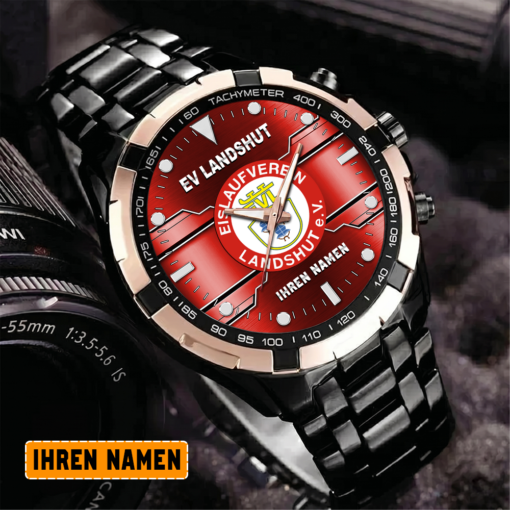 EV Landshut – Aurora Uhr Sonderausgabe mit Ihrem Namen EV Landshut – Aurora Uhr Sonderausgabe mit Ihrem Namen