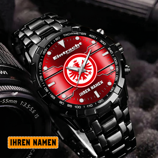 Eintracht Frankfurt – Aurora Uhr Sonderausgabe mit Ihrem Namen Eintracht Frankfurt – Aurora Uhr Sonderausgabe mit Ihrem Namen