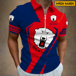 Eisbären Berlin - Reißverschluss Poloshirt Sonderausgabe mit Ihrem Namen