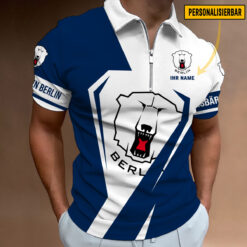 Eisbären Berlin - Reißverschluss Poloshirt Sonderausgabe mit Ihrem Namen