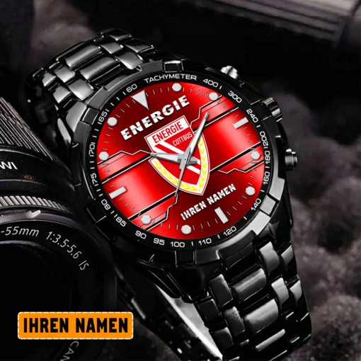 Energie Cottbus – Aurora Uhr Sonderausgabe mit Ihrem Namen Energie Cottbus – Aurora Uhr Sonderausgabe mit Ihrem Namen
