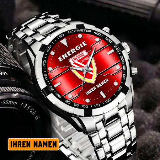 Energie Cottbus – Aurora Uhr Sonderausgabe mit Ihrem Namen Energie Cottbus – Aurora Uhr Sonderausgabe mit Ihrem Namen